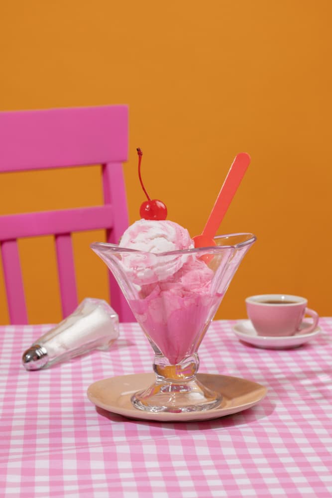 Sweet Diner Sundae by Julia Ramiro — canvas wall art