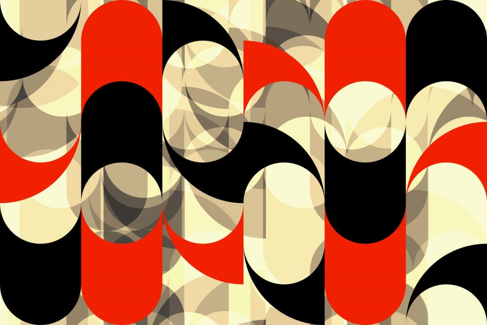 Modern Geometric Abstract by Petr Strnad — canvas wall art