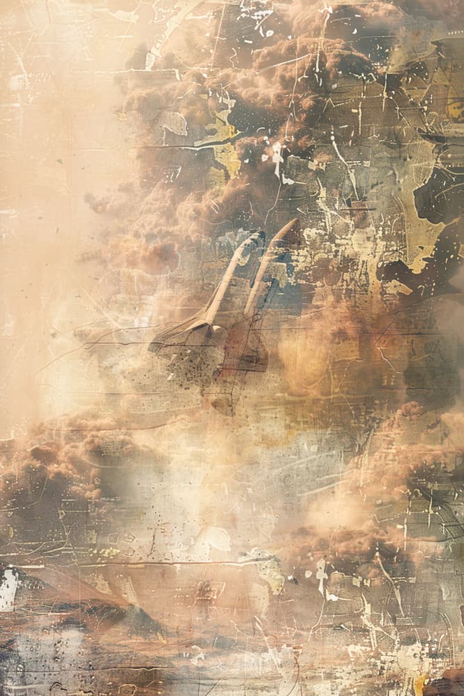 Dreamy Space Ascent by Rafal Kulik — canvas wall art