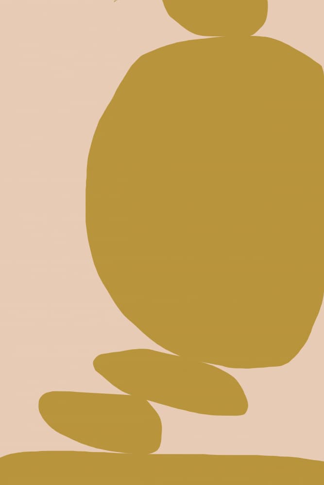 Organic Balanced Forms by Treechild — canvas wall art