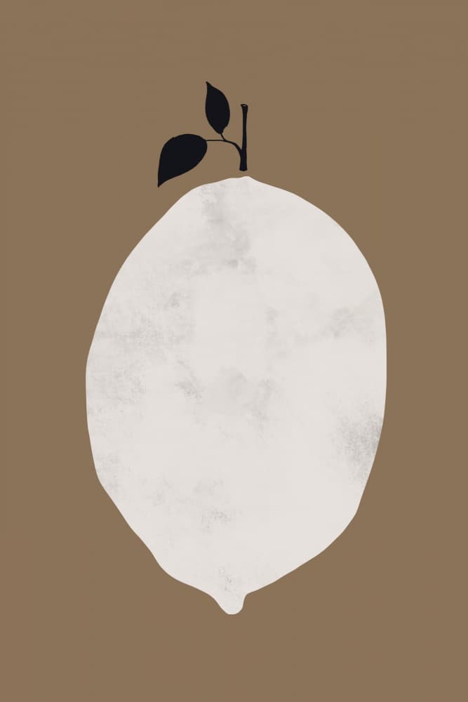 Minimal Lemon Still Life