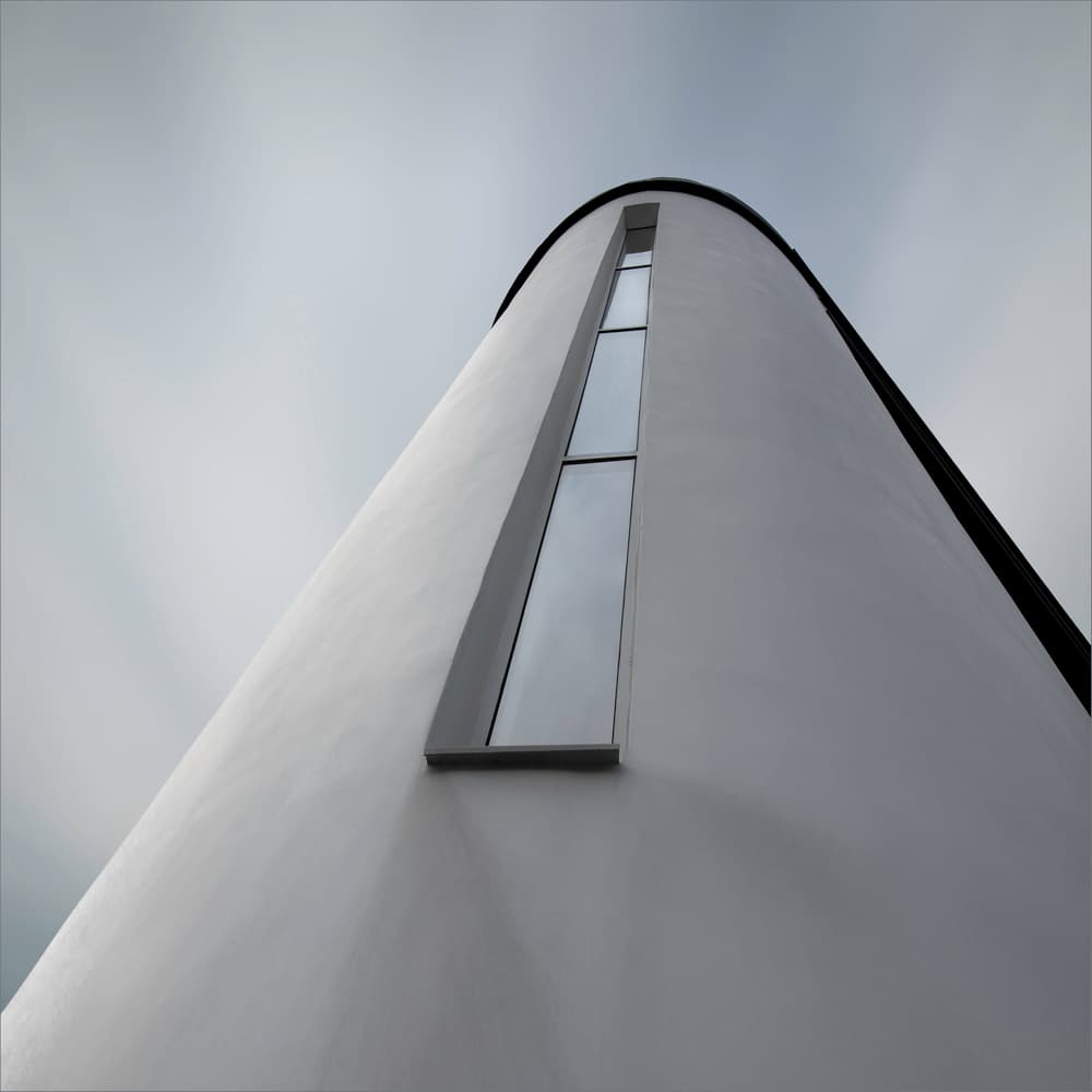 Sleek Architectural Curve by Gilbert Claes — canvas wall art