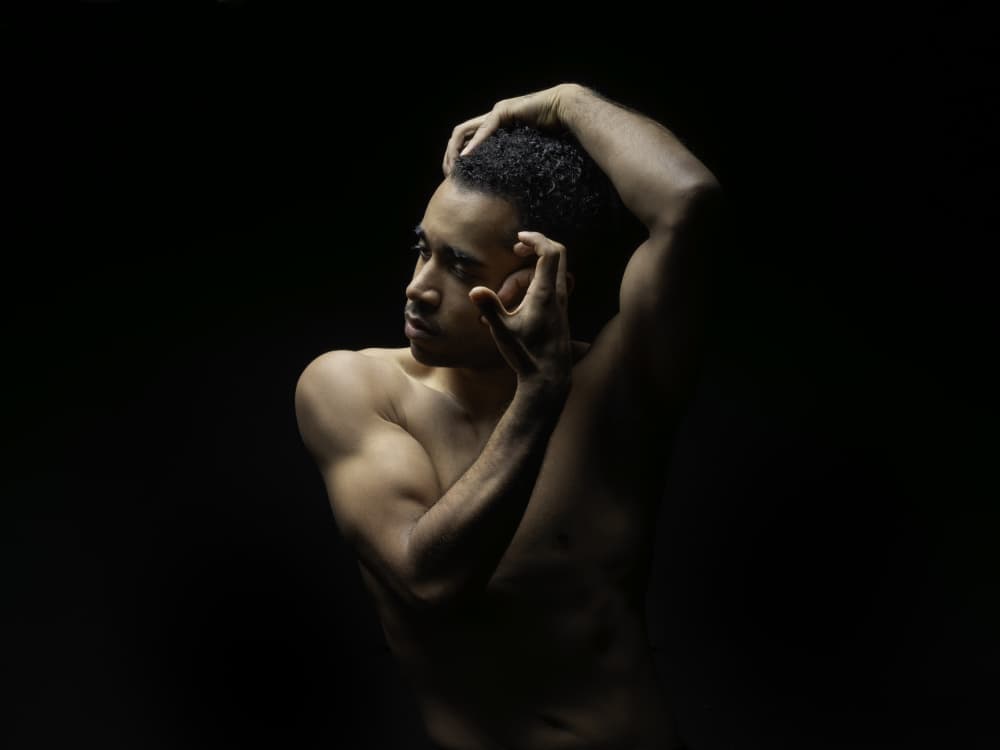 Dramatic Male Pose by Sam SDFMedia — canvas wall art
