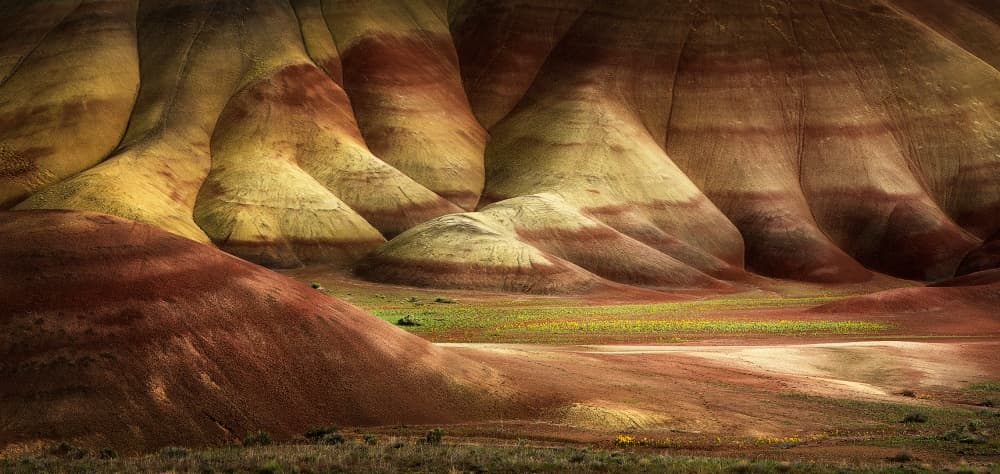 Painted Desert Hills by Shenshen Dou — canvas wall art