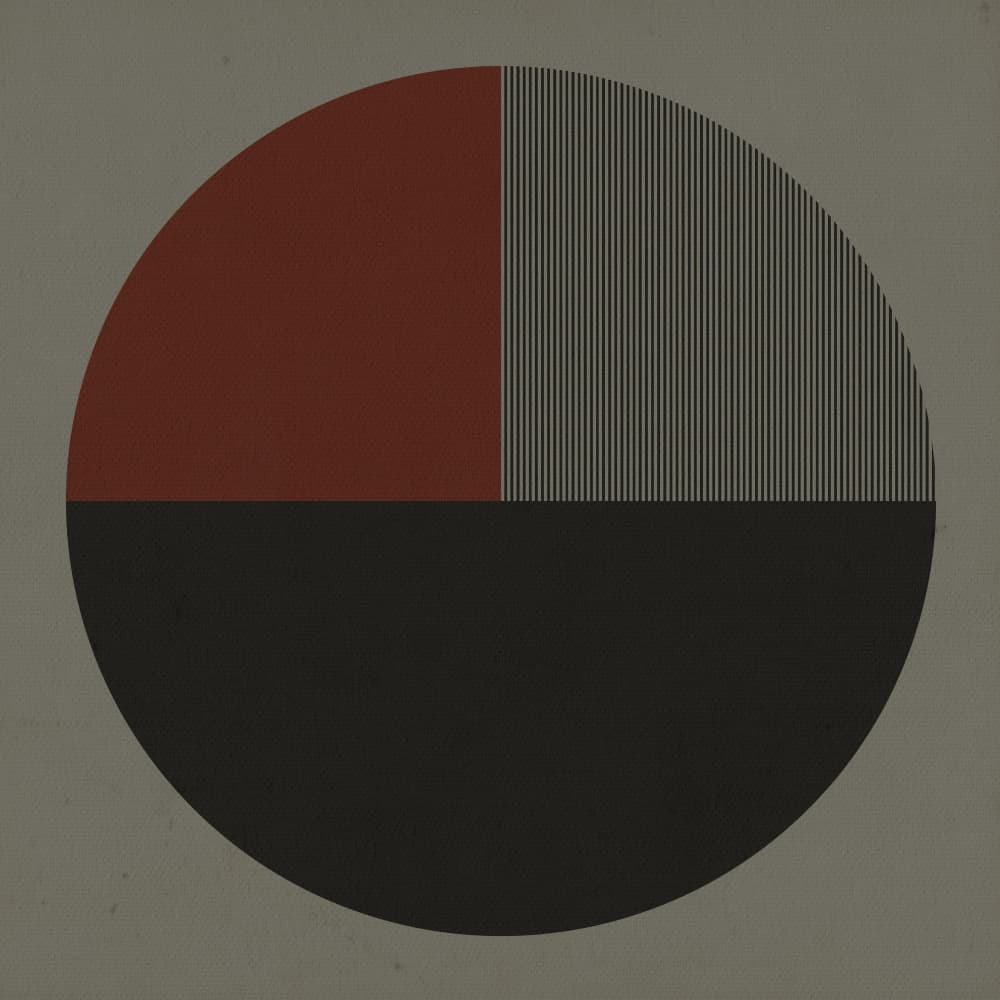 Geometric Circle Division by Carlos Perez Del Moro — canvas wall art
