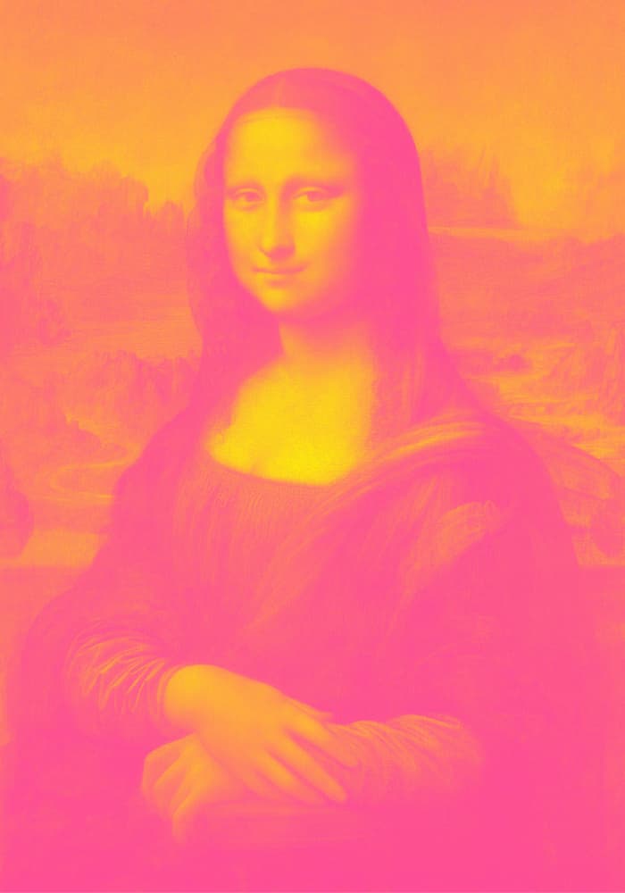 Vibrant Renaissance Portrait by Athene Fritsch — canvas wall art