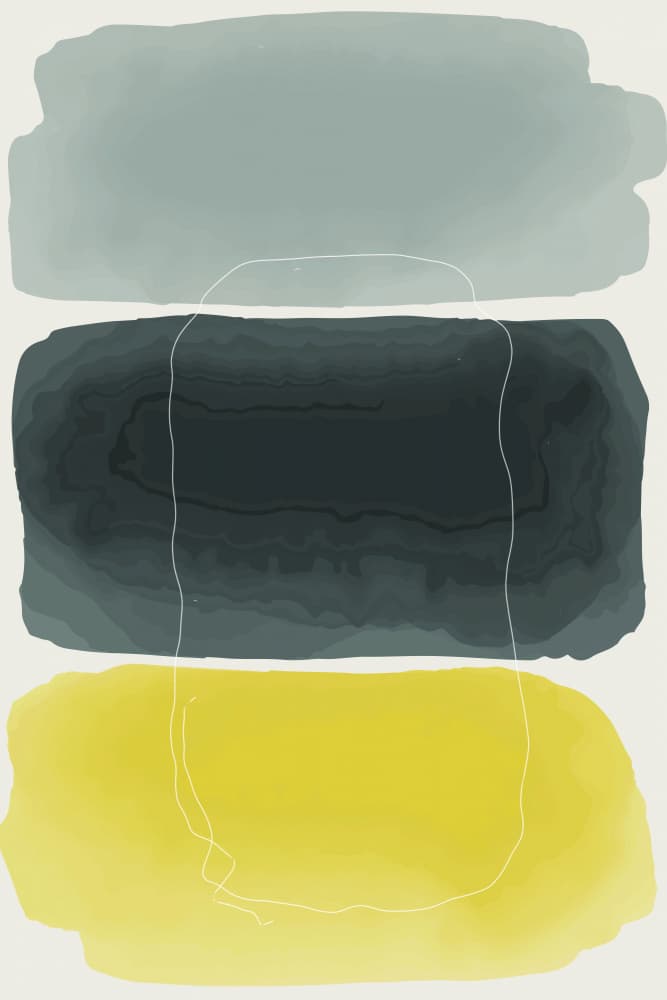 Muted Color Blocks by jay stanley — canvas wall art