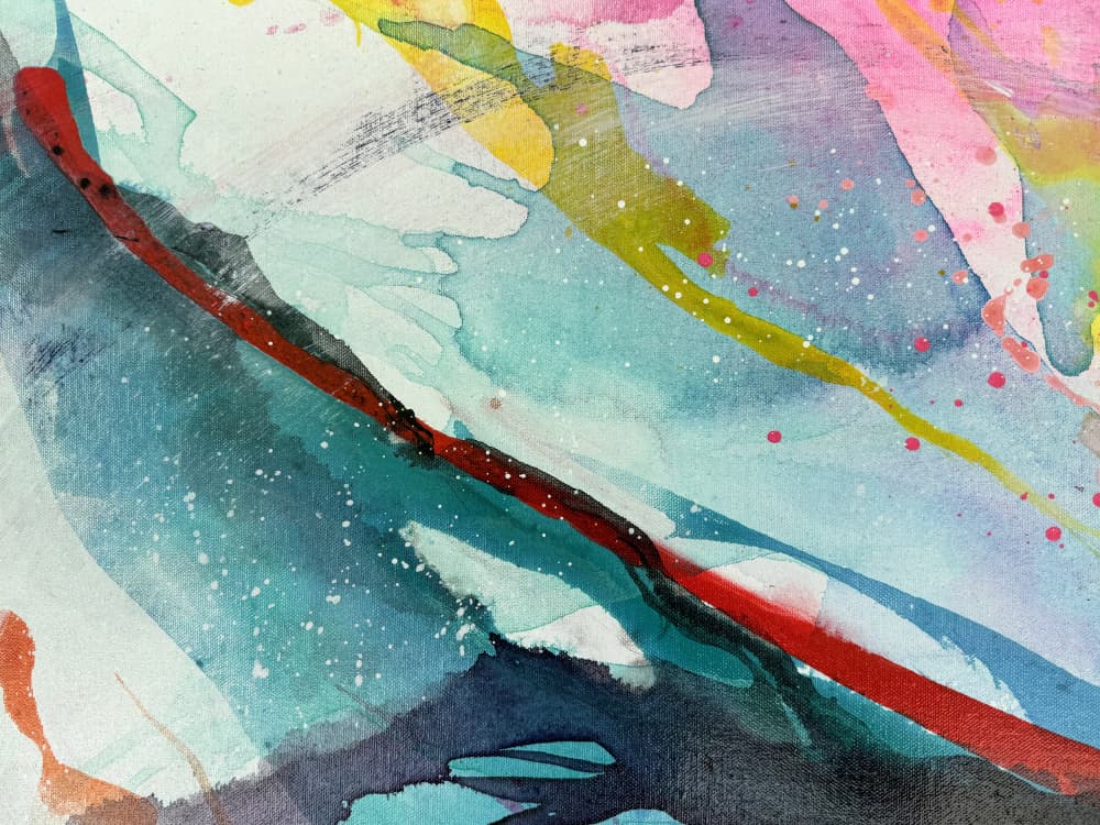 Vibrant Fluid Colors by Anna Viklund — canvas wall art