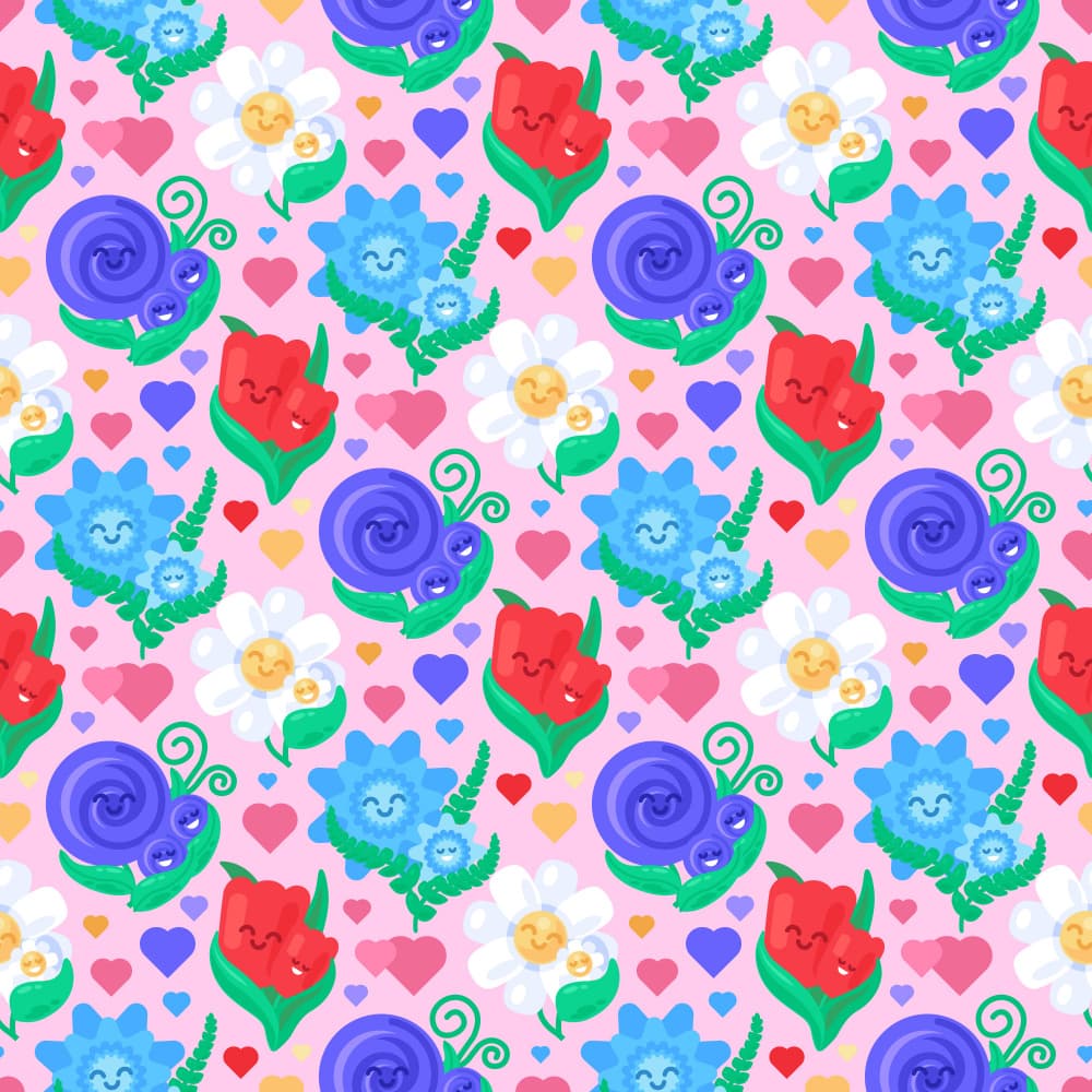 Happy Blooms and Snails by Marika Barsrsind β canvas wall art