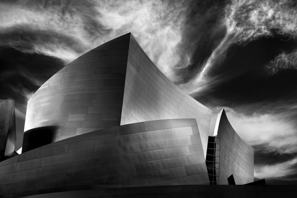 Dramatic Modern Curves by Kapuschinsky — canvas wall art