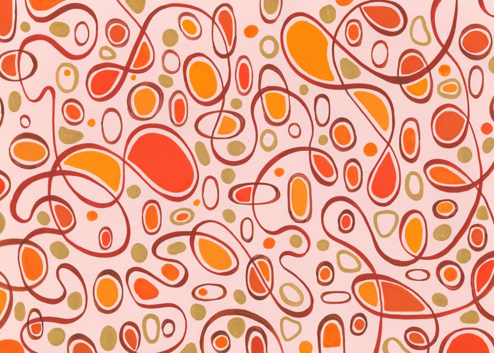 Caligraphic Refections 2 by Isabelle Brent — canvas wall art