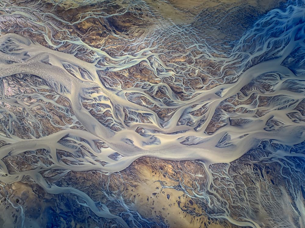 Braided River Patterns by Judith Kuhn — canvas wall art