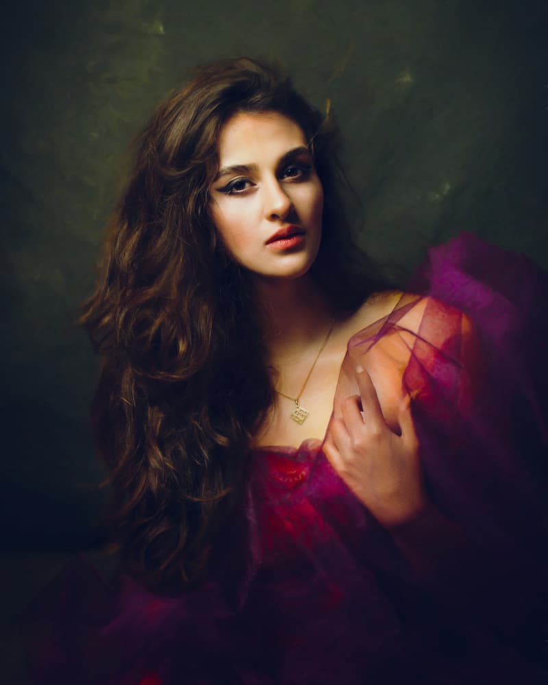 Mysterious Woman by Mehdi Mokhtari — canvas wall art