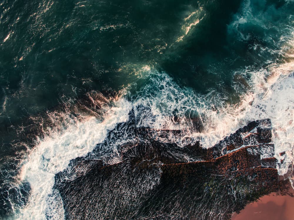 Crashing Ocean Waves by Javier Pardina — canvas wall art