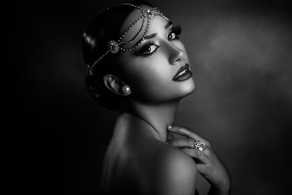 Classic Glamour Woman by Peppe Tambè — canvas wall art