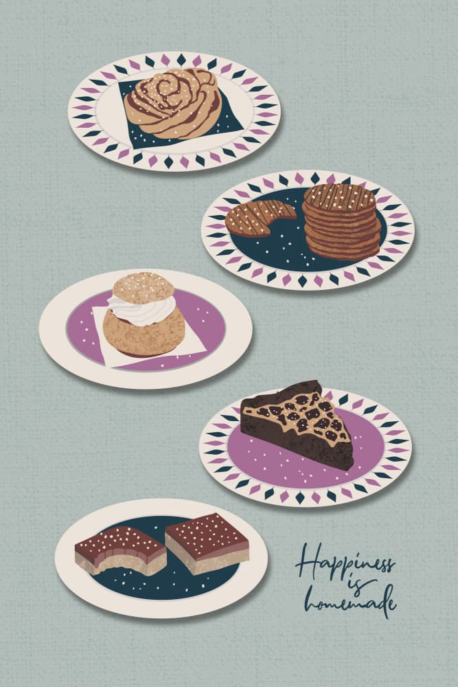 Happiness Is Homemade by Alexandra Weise — canvas wall art