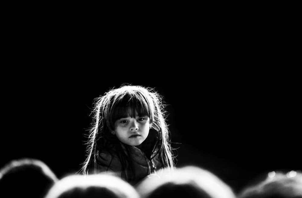 Serious Young Gaze by Oana Vasileniuc — canvas wall art