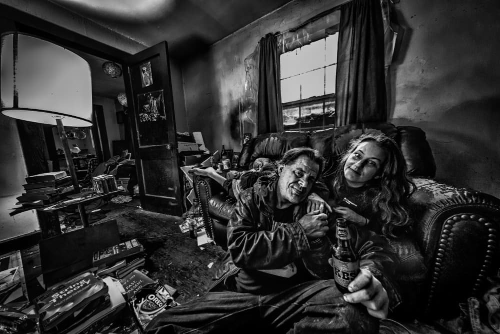 Happy Couple Home by Steve Hermann — canvas wall art