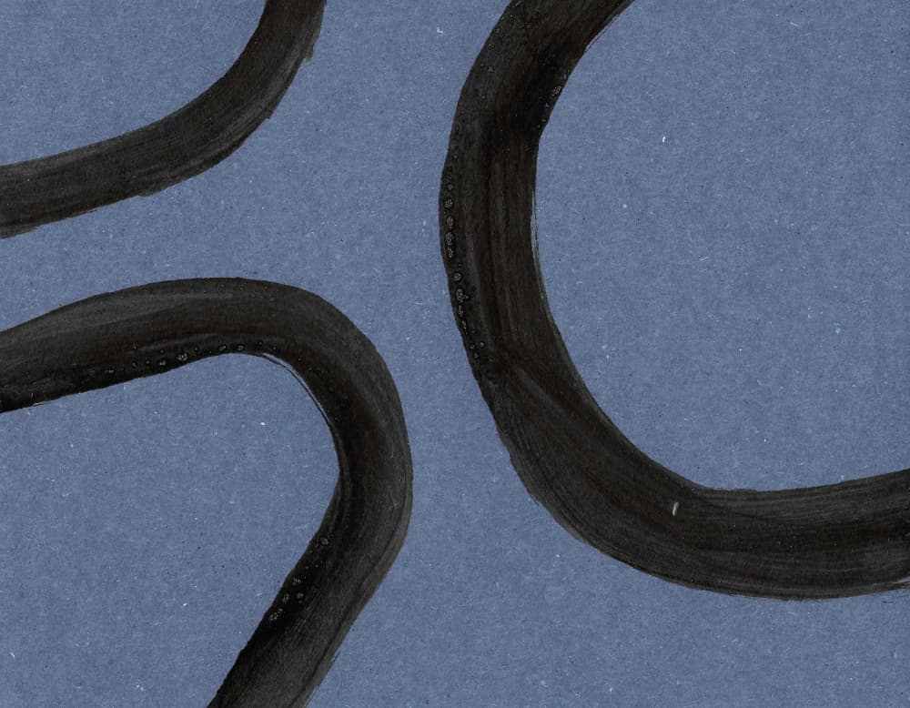 Organic Dark Curves by Santhosh ch — canvas wall art