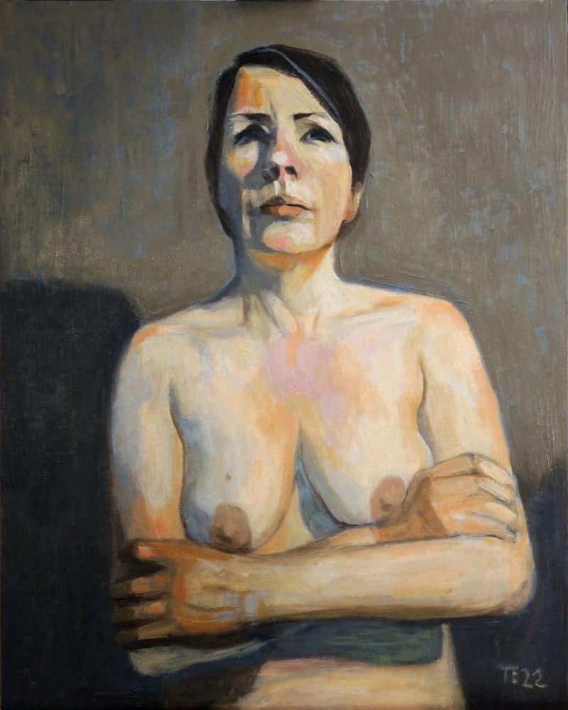 Nude Portrait by Tore Bahnson — canvas wall art