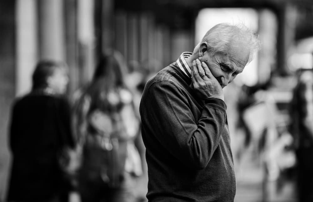 Man Lost in Thought by Julien Oncete — canvas wall art