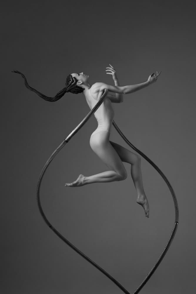 Graceful Nude Dancer by Natalya Sleta — canvas wall art