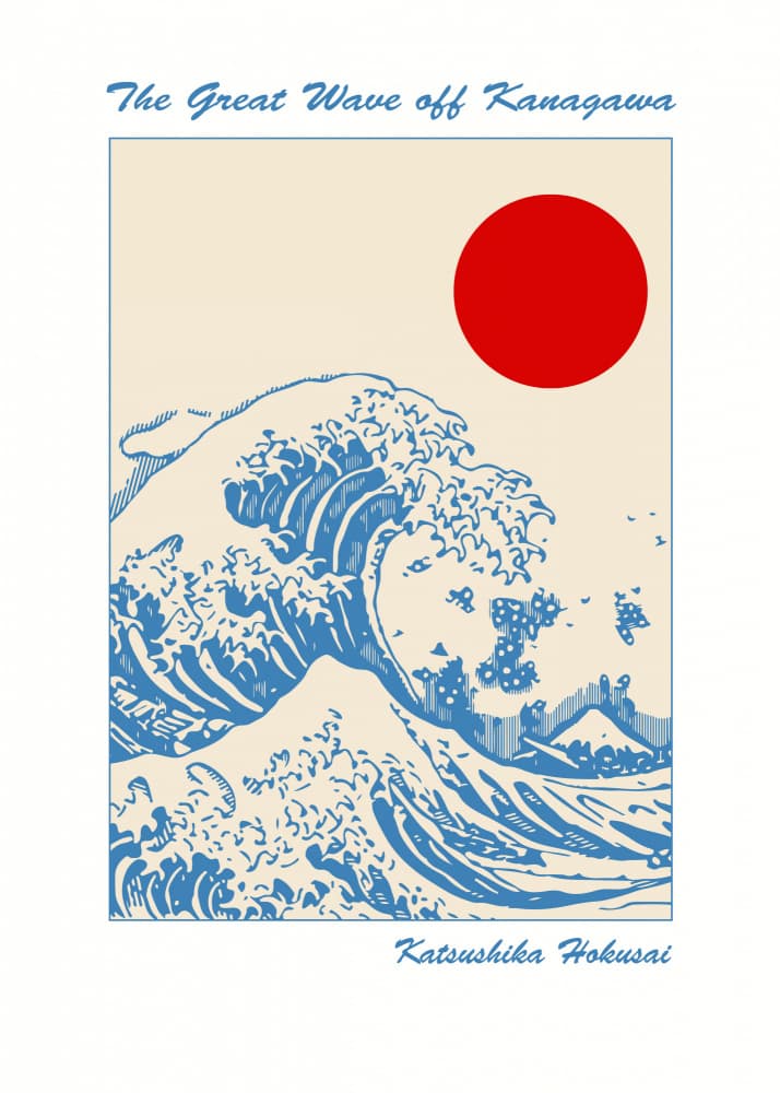 Great Wave Mount Fuji by Doa Project — canvas wall art