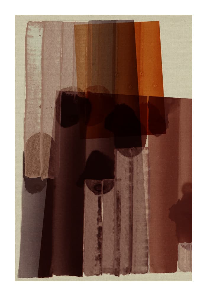 Layered Earth Tones by cartissi — canvas wall art