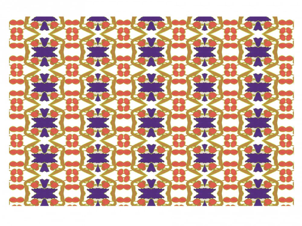Colorful Bohemian Pattern by Breanna Megan Studio — canvas wall art