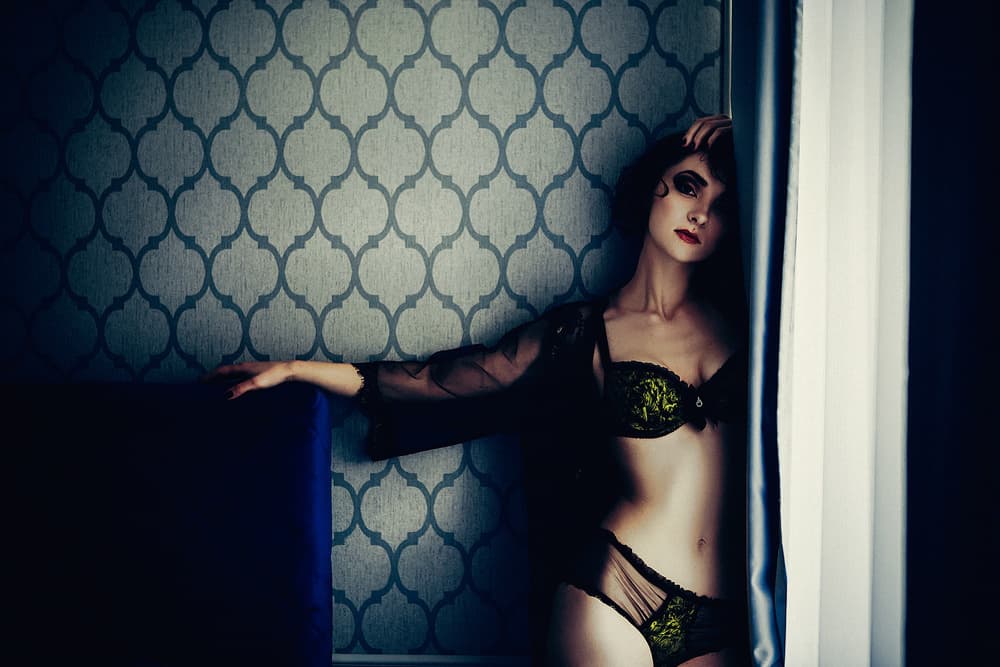 Sensual Boudoir Beauty by Ruslan Bolgov — canvas wall art