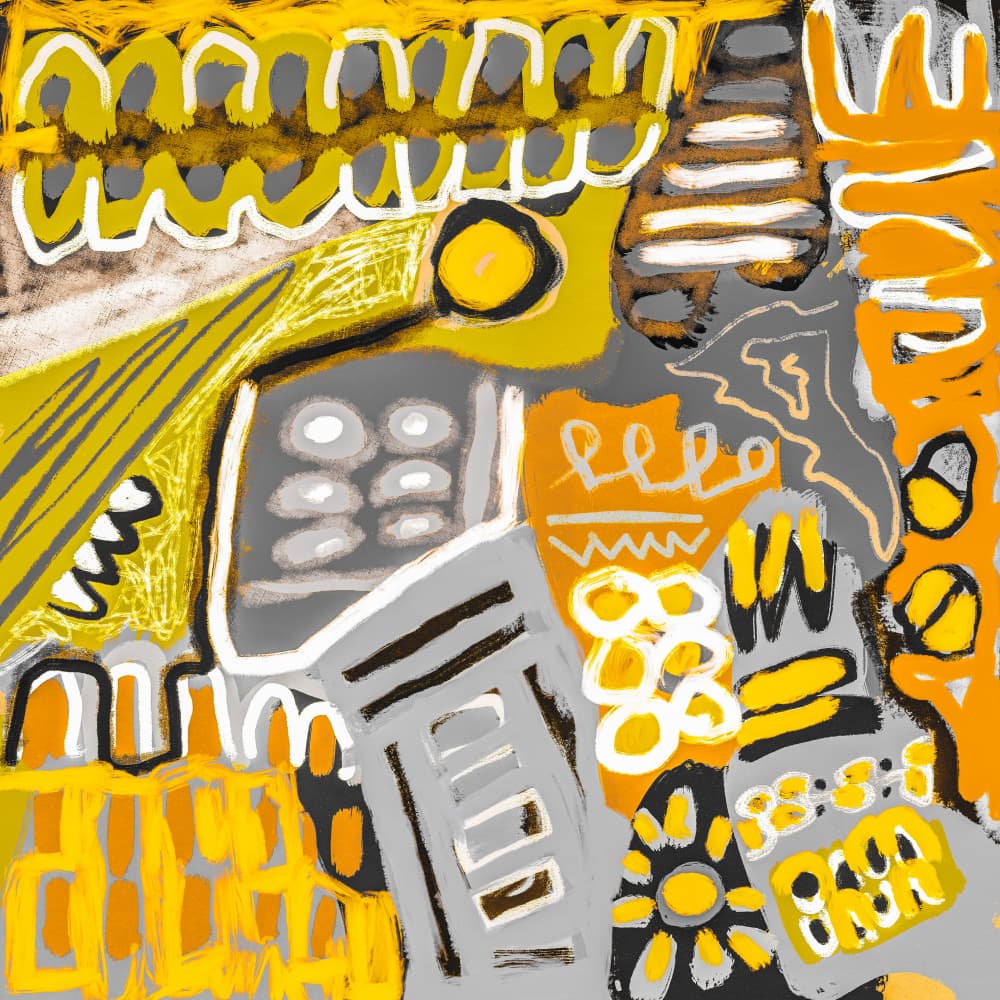 Dynamic Urban Abstract by Sharyn Bursic — canvas wall art