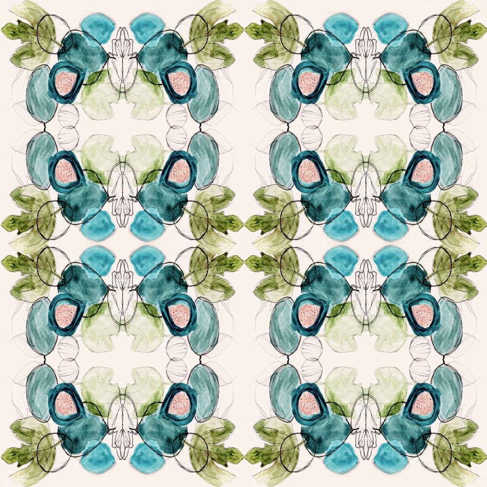 Fluid Organic Shapes by Gemma Bardot — canvas wall art