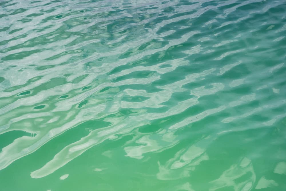 Aqua Green Ripples by Photolovers — canvas wall art