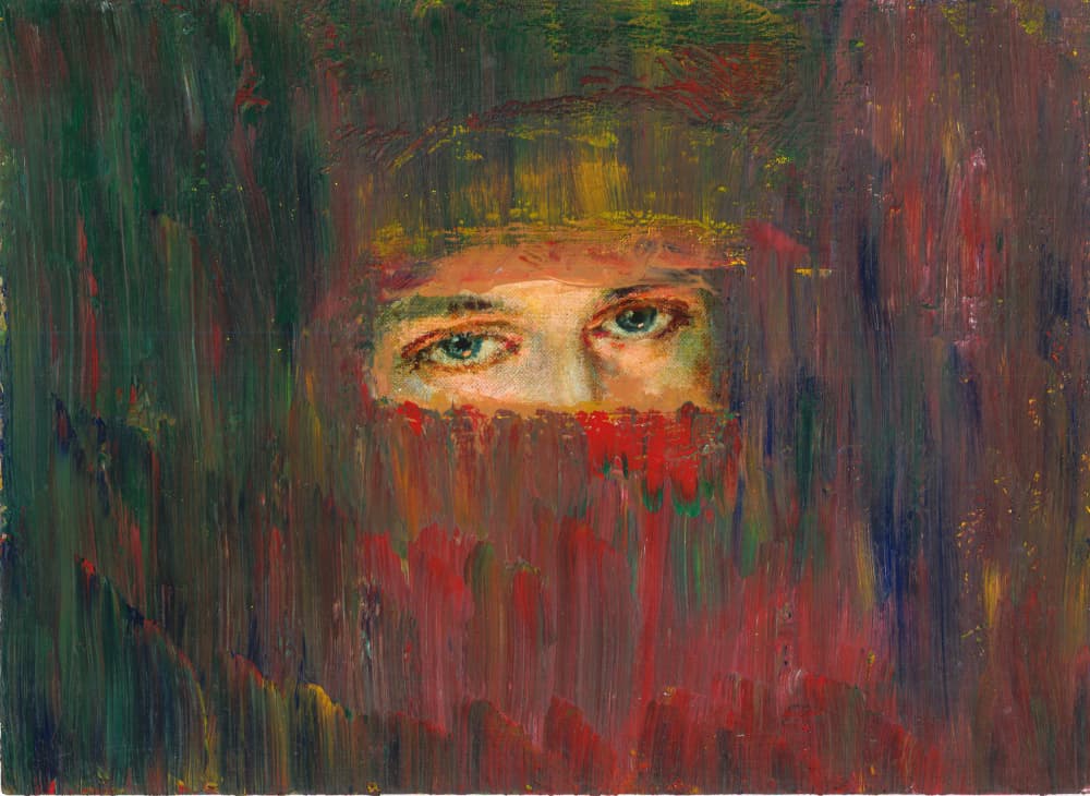 Abstract Gaze by Agnieszka Paluch — canvas wall art