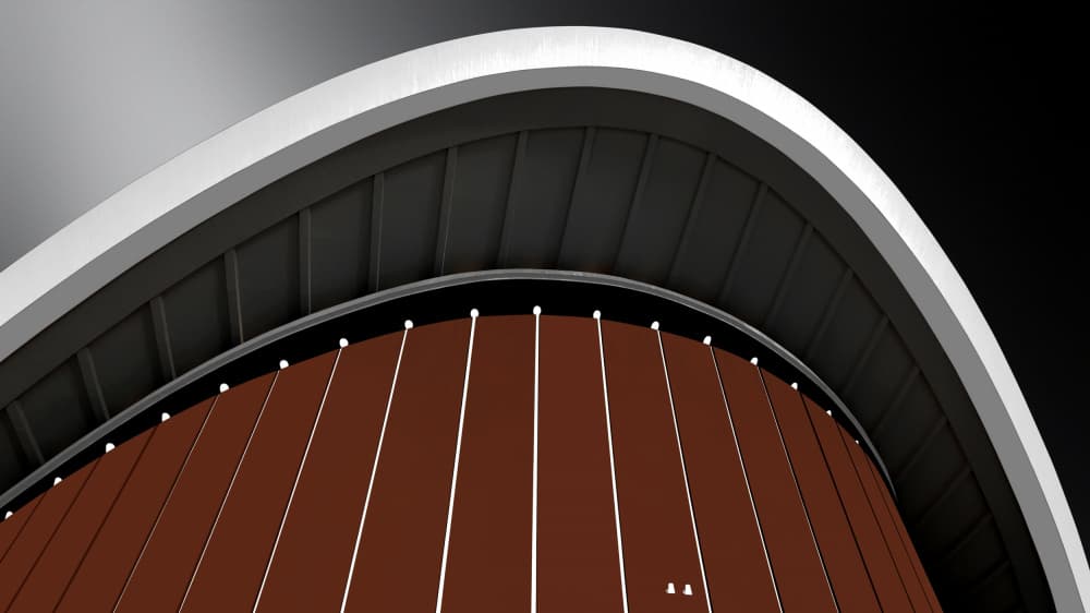 Bold Architectural Curves by Jorge Pimenta — canvas wall art