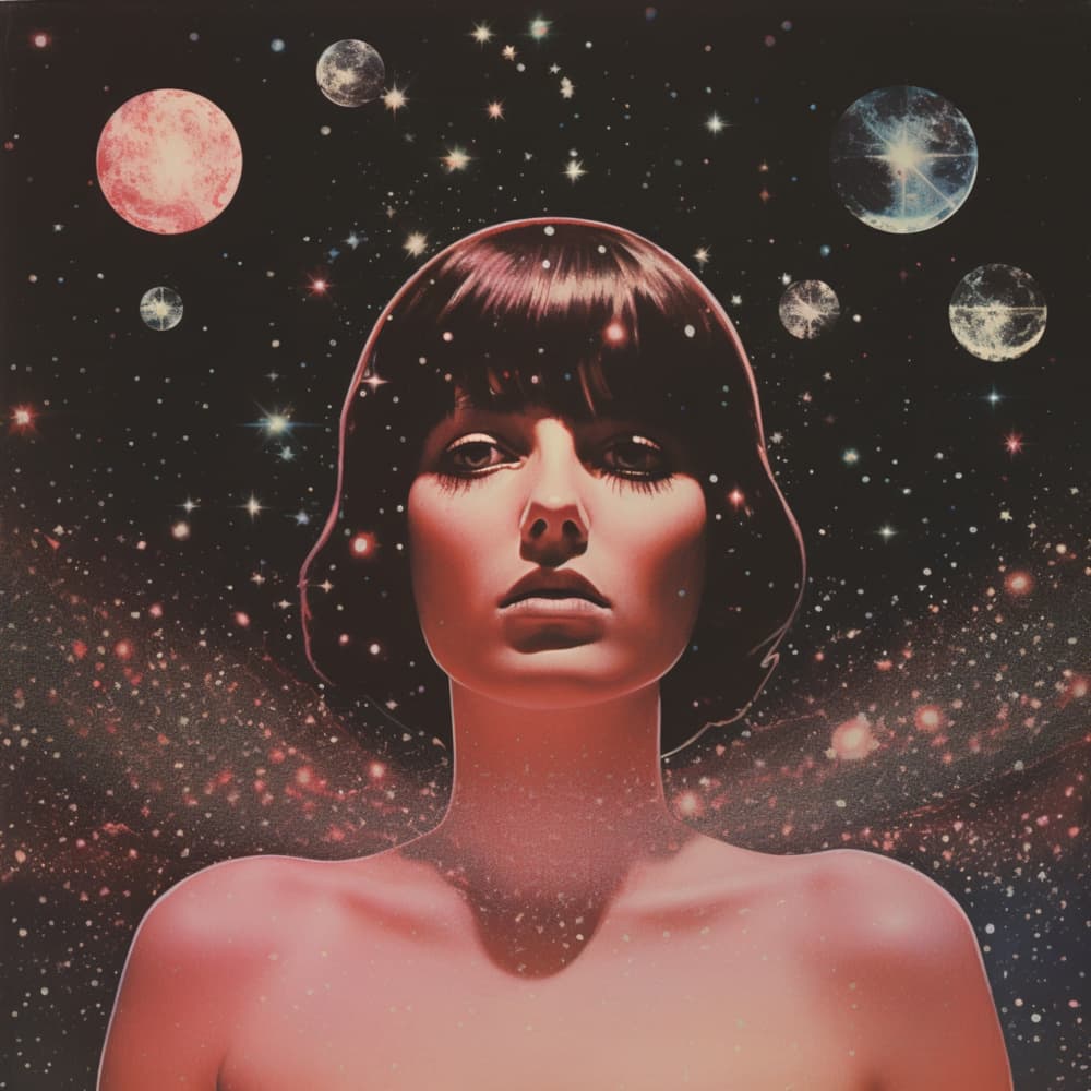 Woman of the Stars by Samantha Hearn — canvas wall art