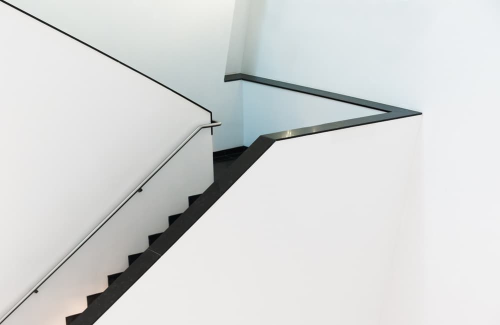 Modern Staircase Geometry by Greetje van Son — canvas wall art