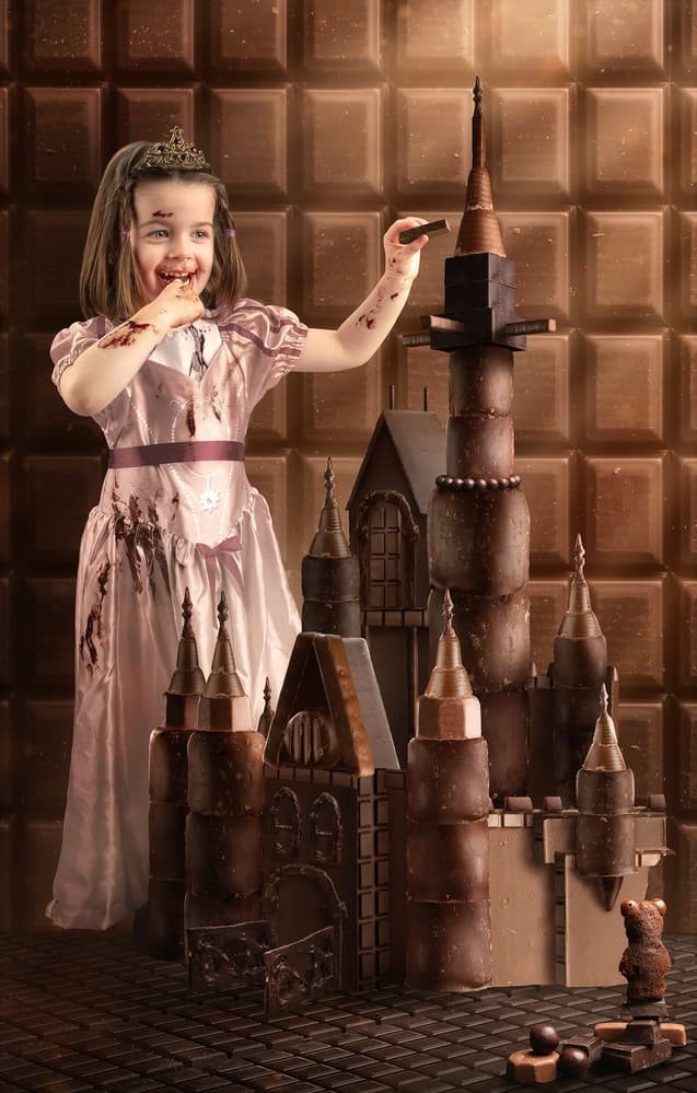 Chocolate Princess Castle by Christophe Kiciak — canvas wall art