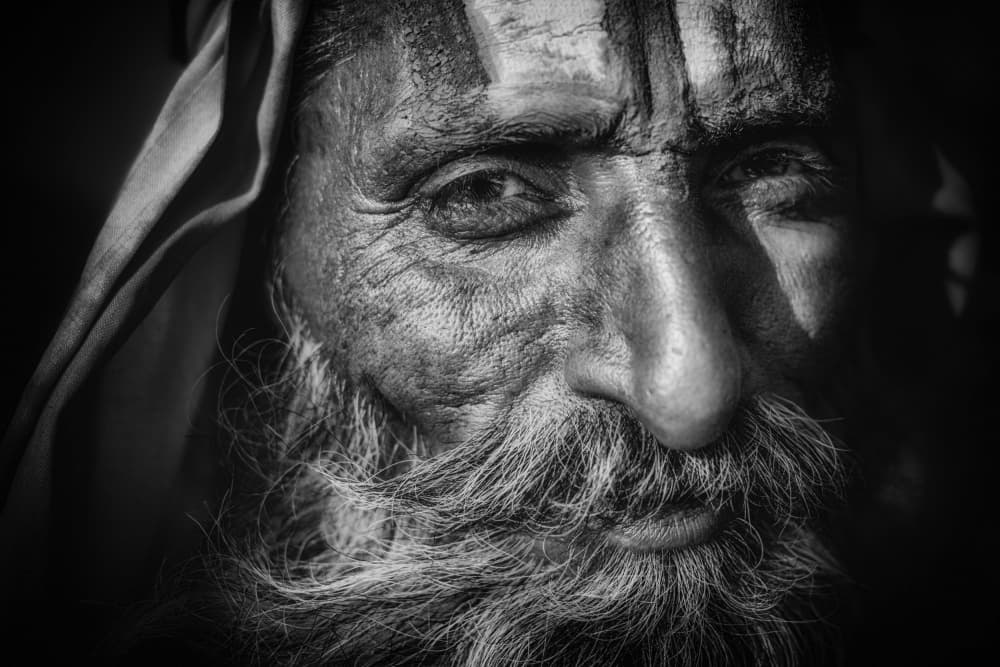 Wise Old Man Portrait by Pavol Stranak — canvas wall art