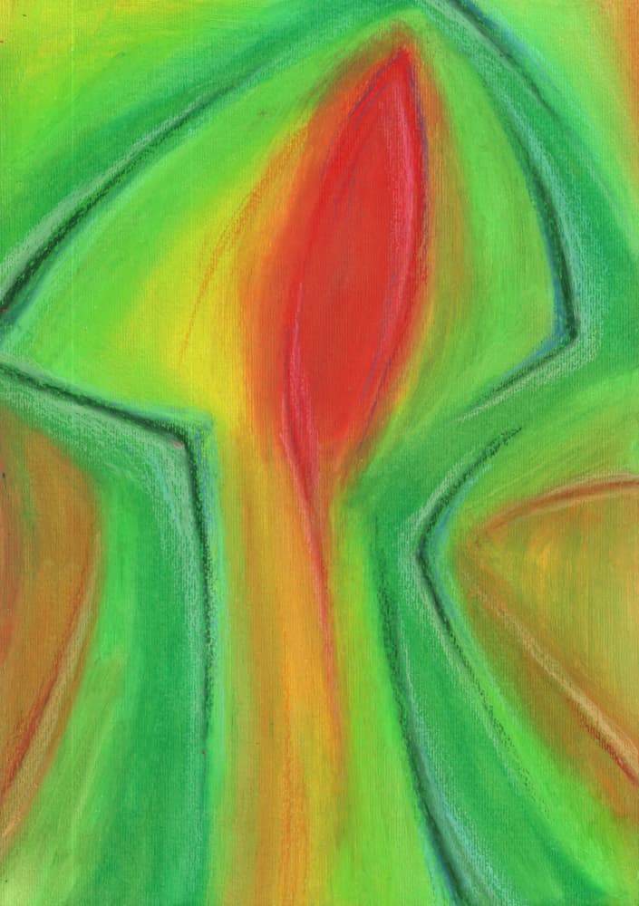 Vibrant Organic Flow by Kulik — canvas wall art