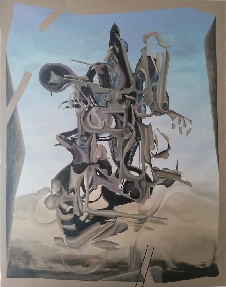 Ethereal Desert Structure by Stefano Mazzolini — canvas wall art