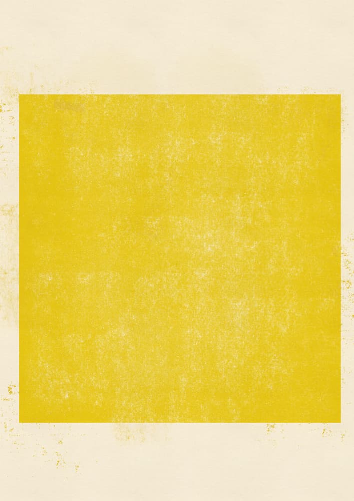 Minimal Yellow Square by Nicholas — canvas wall art