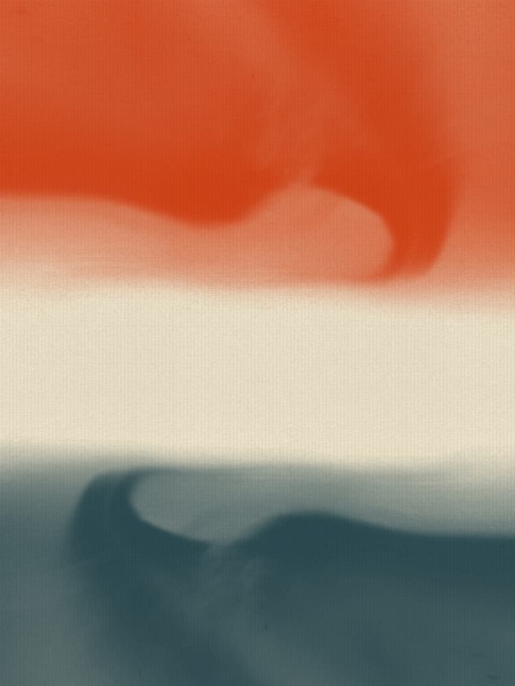 Peaceful Abstract Horizon by Dina Dankers — canvas wall art
