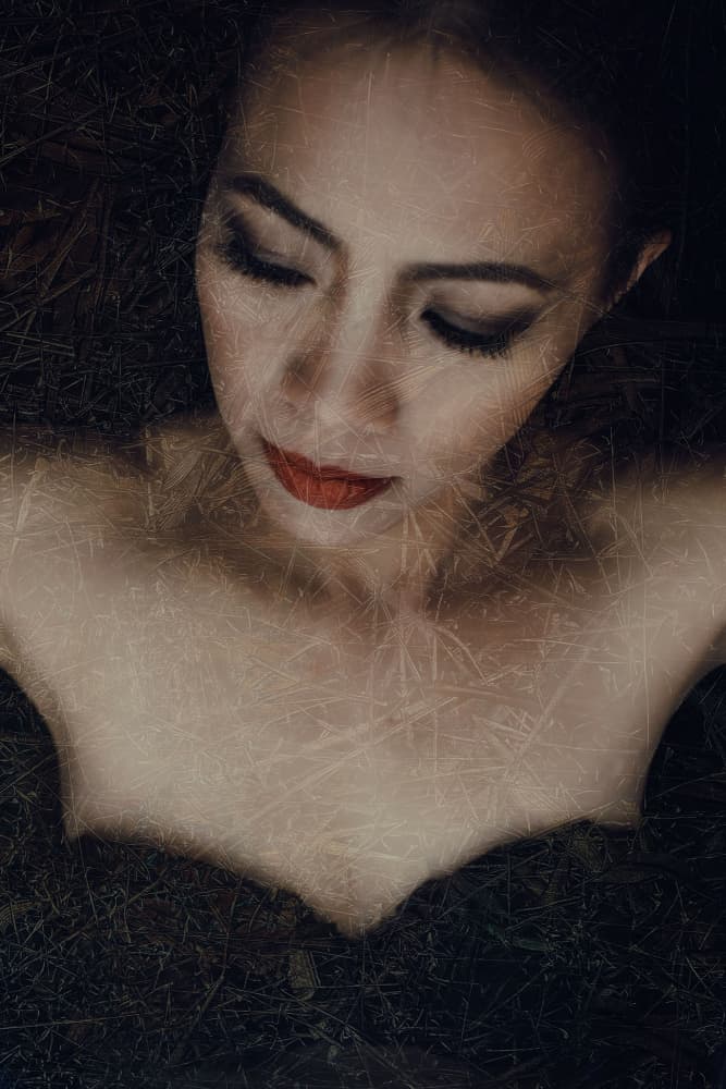 Serene Woman Portrait by Erik Schottstaedt — canvas wall art