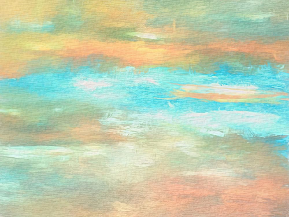 Vibrant Horizon Abstract by Alpenglow Workshop — canvas wall art