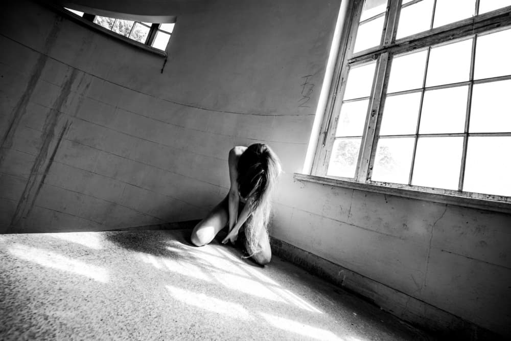 Solitude by Bright Window by Bogdan Bouşcă — canvas wall art