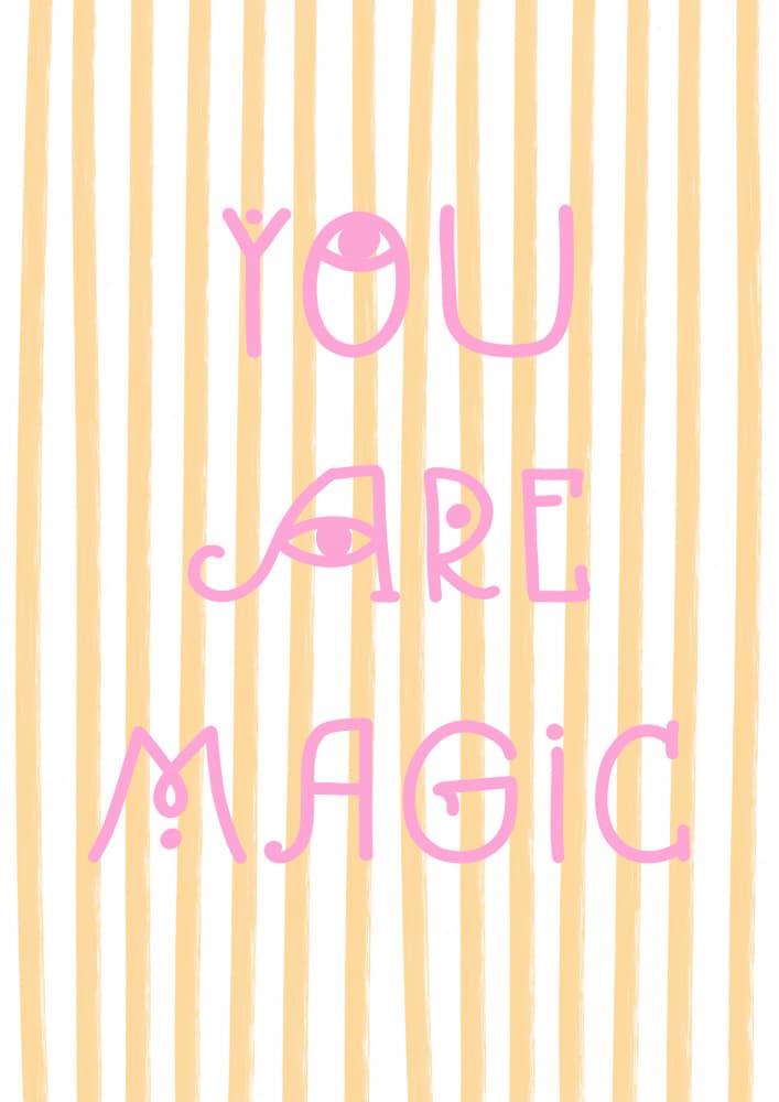 Magic Eye Affirmation by Talitha McQueen — canvas wall art
