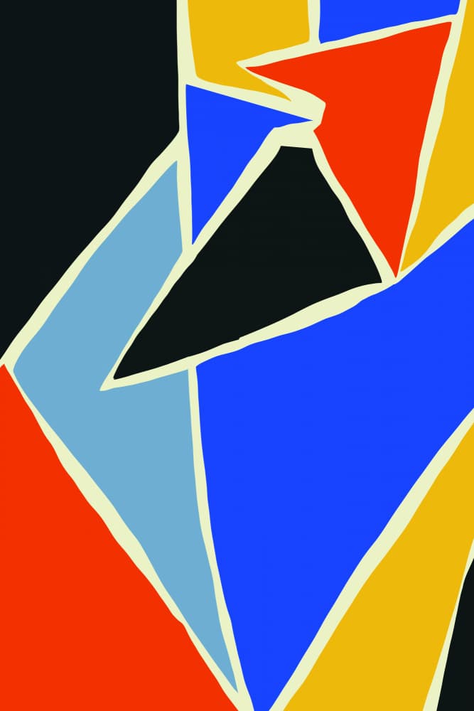 Bold Geometric Shapes by jay stanley — canvas wall art