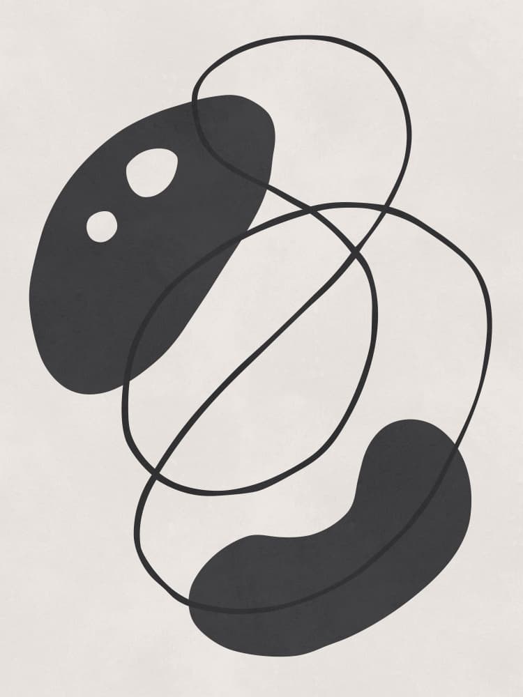 Fluid Organic Shapes by Vitor Costa — canvas wall art