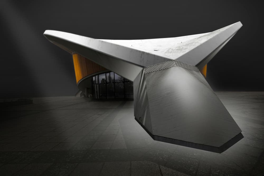 Modern Angled Architecture by Anita Martin AnnaPileaFotografie — canvas wall art